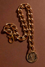 Gold Coin Anklet Gold O/S