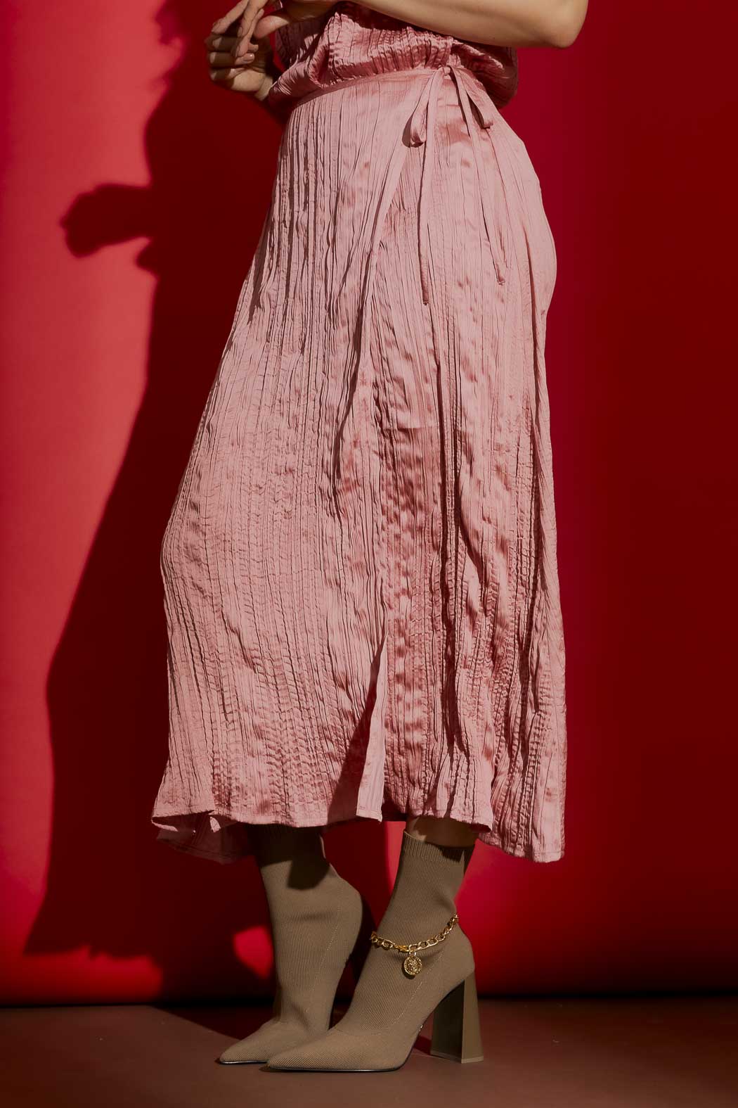 Pink Wrap Skirt