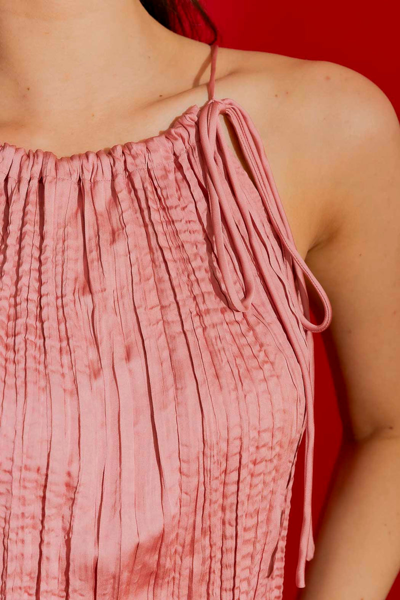 Pink Drawstring Cami