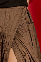 Brown Wrap Skirt