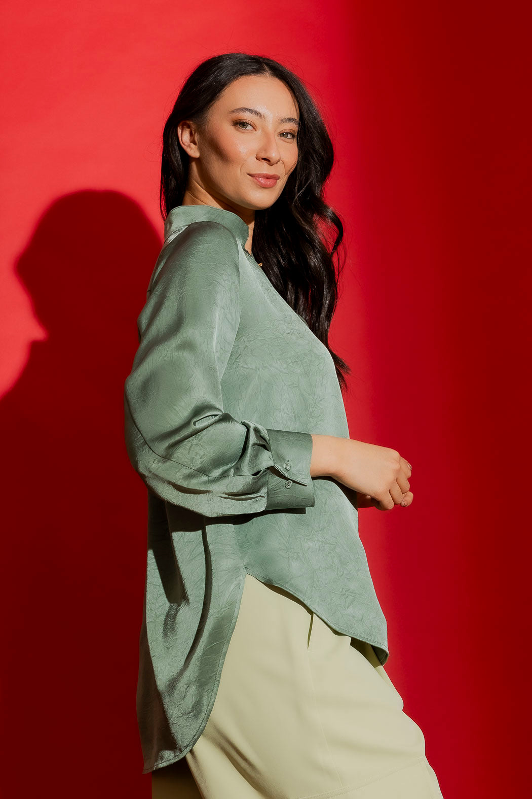 Mint Silky Milan Blogger