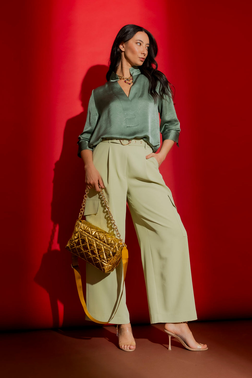 Mint Silky Milan Blogger