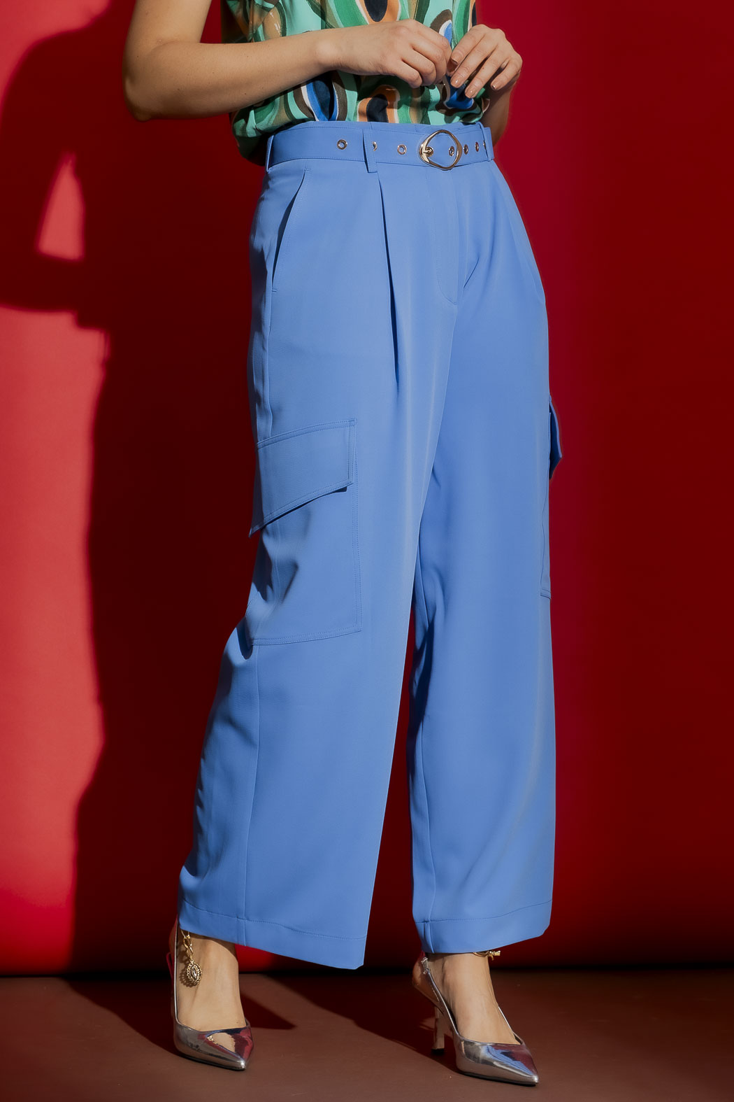 Blue Euro Cargo Pant