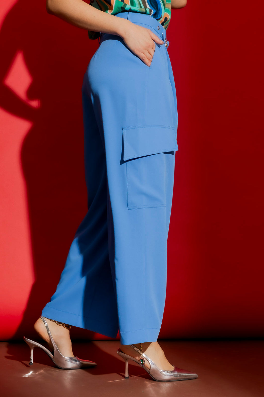 Blue Euro Cargo Pant