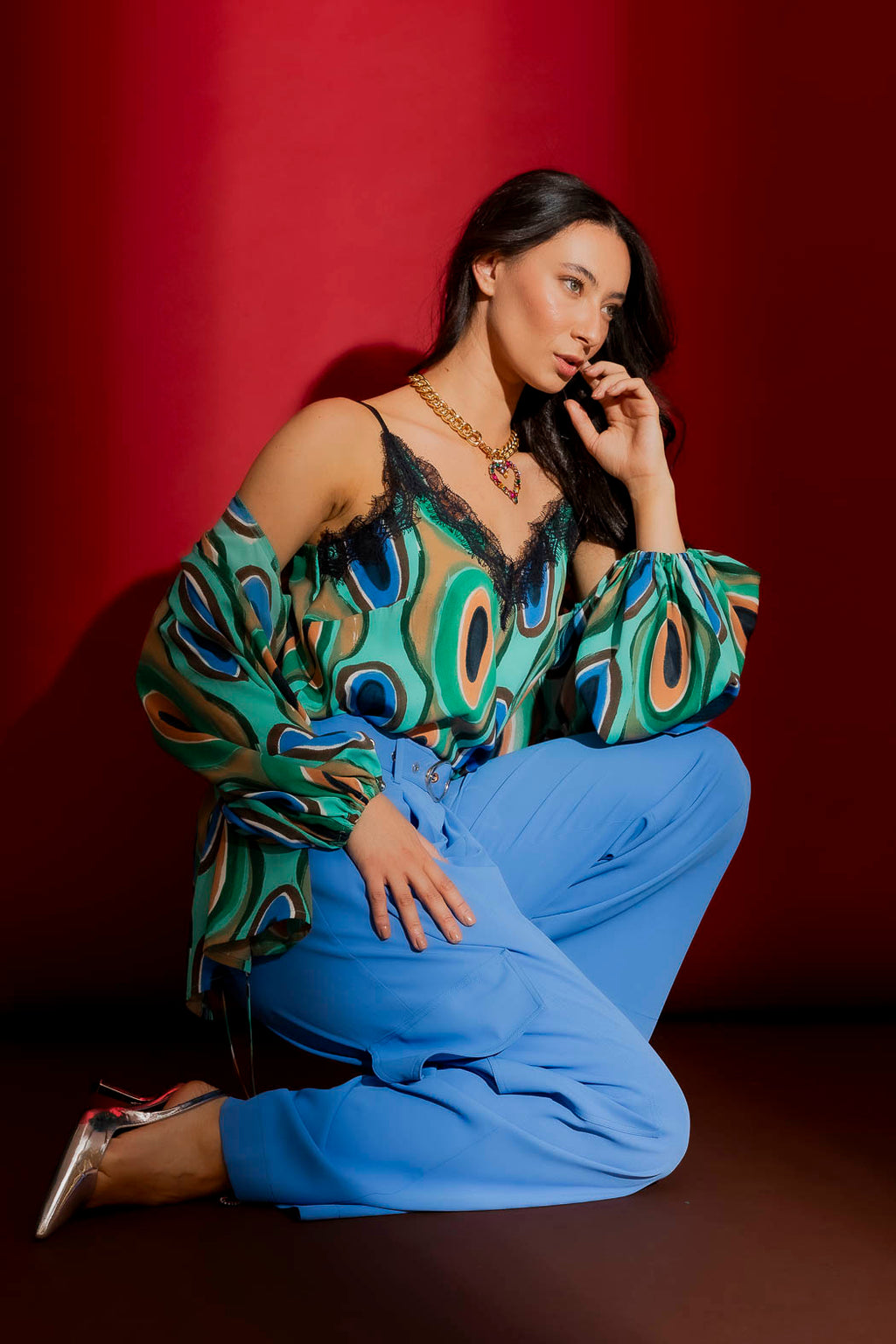 Blue Euro Cargo Pant