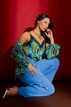 Blue Euro Cargo Pant