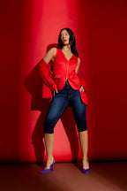 Dark Denim Miracle Capri Jean Dark Denim
