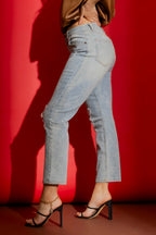 Light Floral Harper Jean