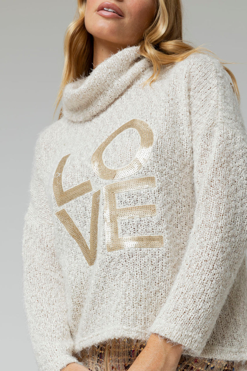 Ivory Fluffy Love Jumper - Sale
