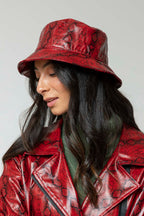 Red Waterproof Hat - FINAL SALE