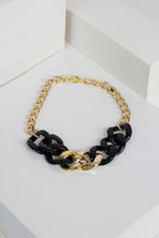 Black Gold Chunky Necklace - FINAL SALE