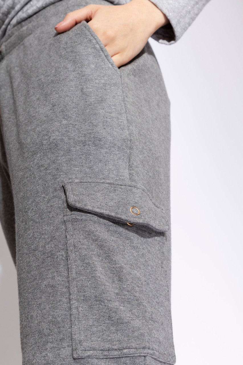 Grey Cargo Lounge Pants- Sale