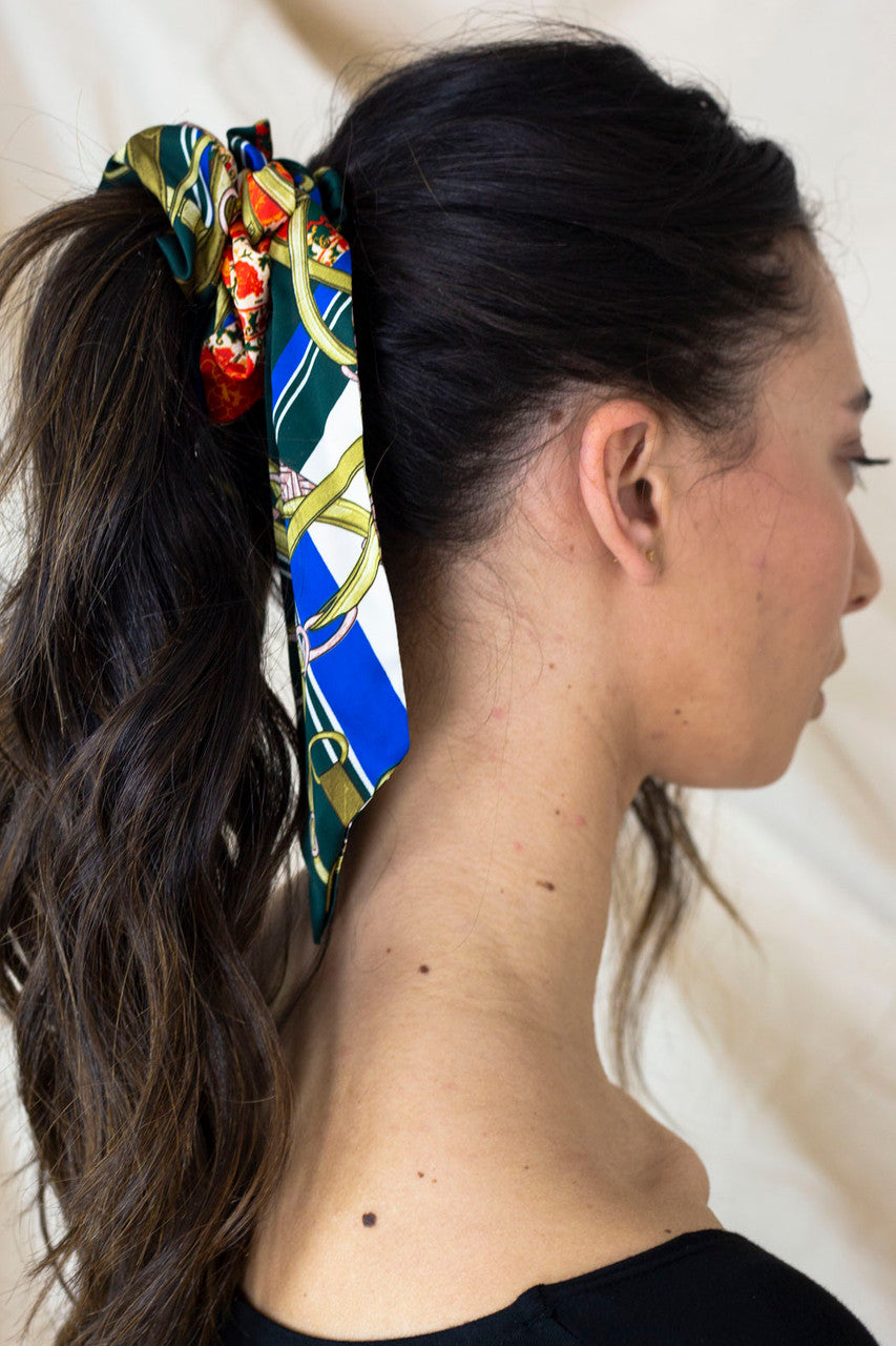 Green Chains Scrunchie