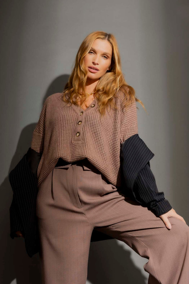 Taupe Grandpa Jumper Taupe S