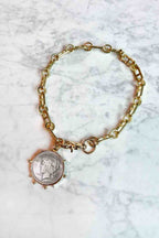 Gold Coin Pendant Necklace