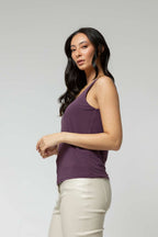 Plum Double Layer Cami - Sale