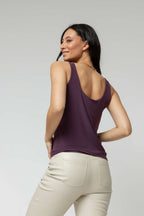 Plum Double Layer Cami - Sale