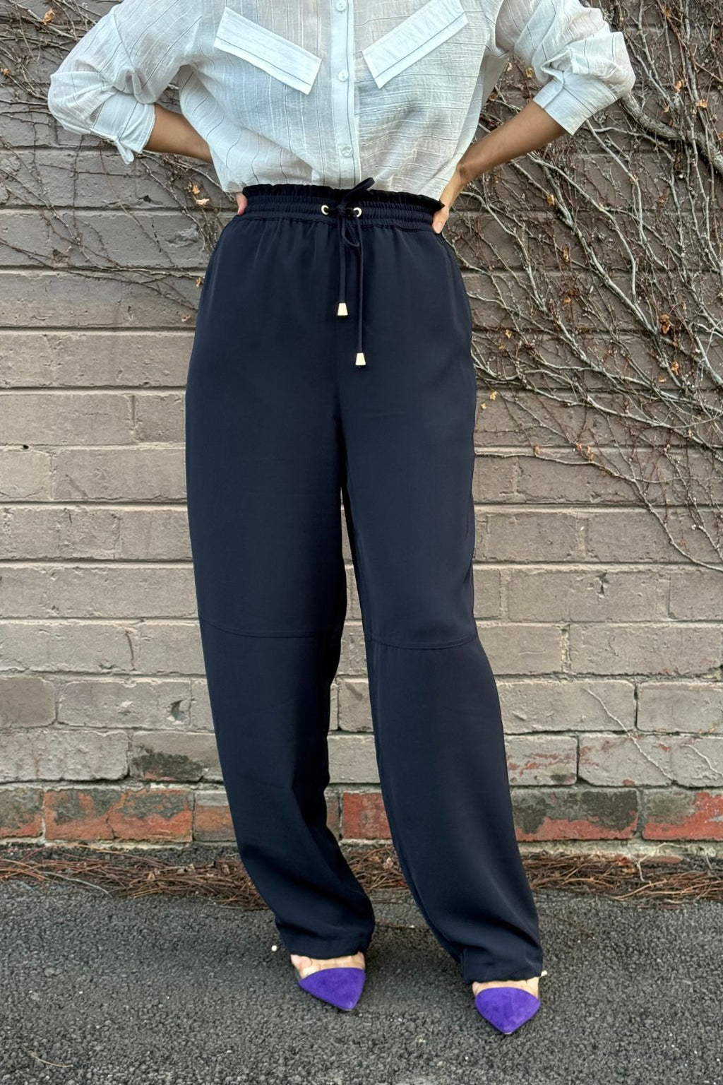 Navy Euro Street Pant