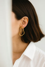 Free Gift - Gold Wave Earrings