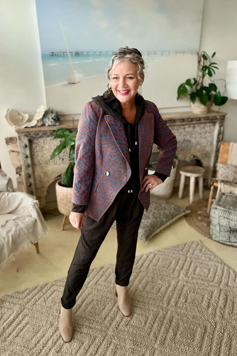 Rust Animal Denim Sisca Blazer Rust Animal
