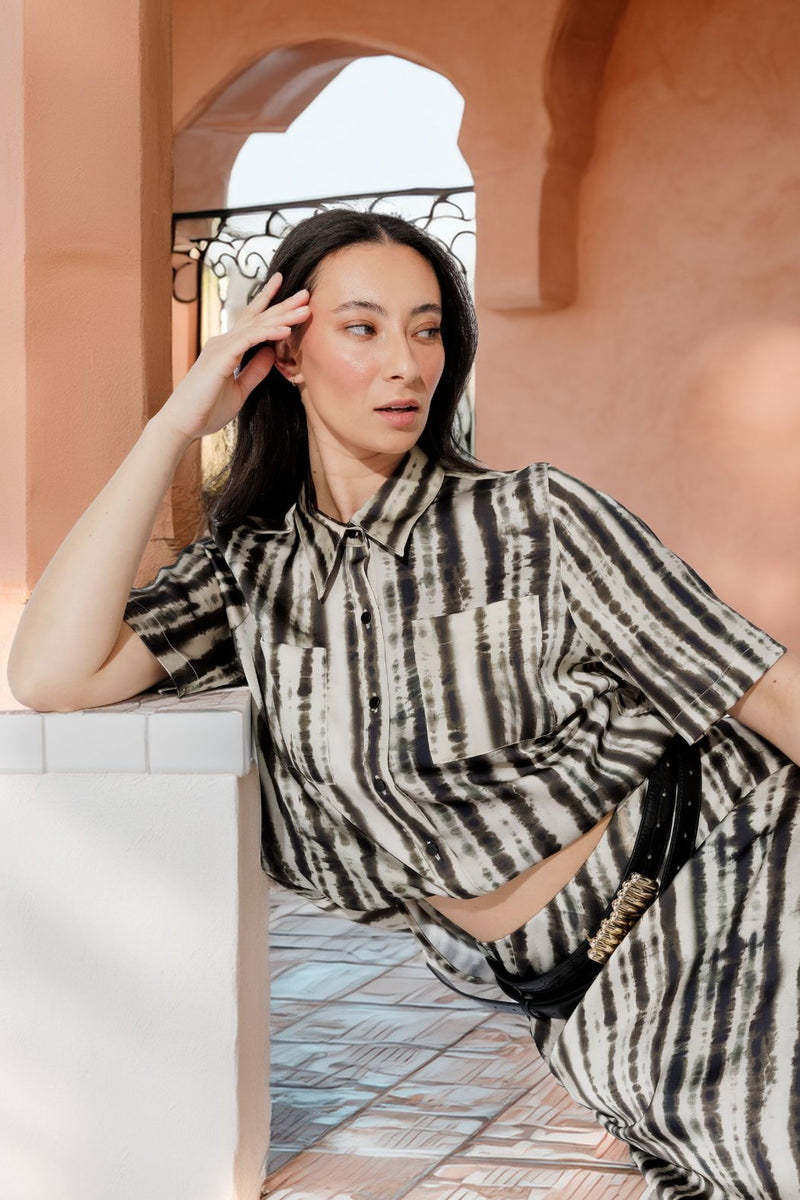 Lines Silky Lottie Shirt