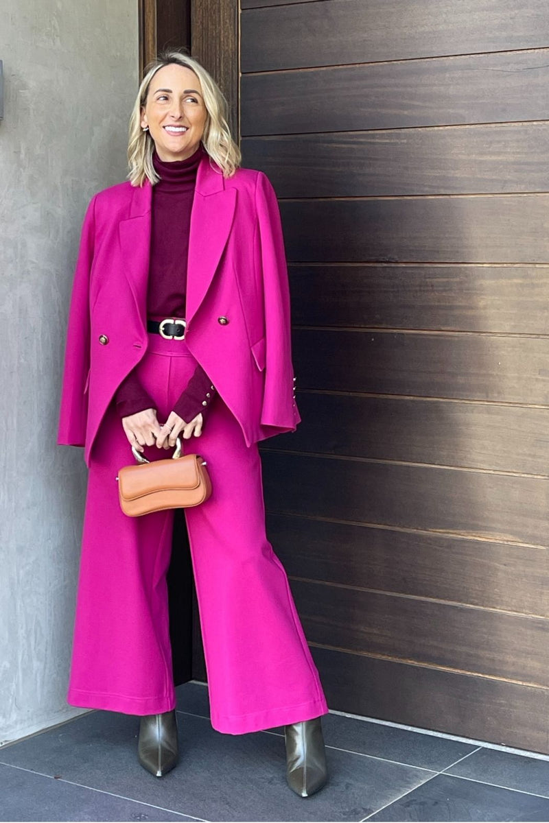 Raspberry Ponte Jet Culotte