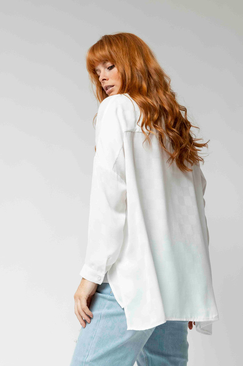 White Everyday Silky Shirt