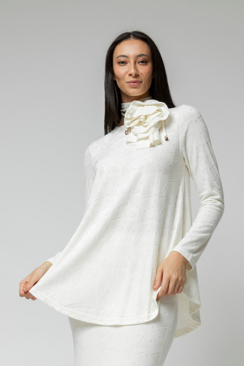 Ivory Bell Long Sleeve Top