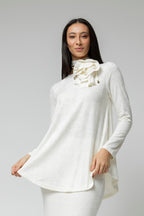 Ivory Bell Long Sleeve Top