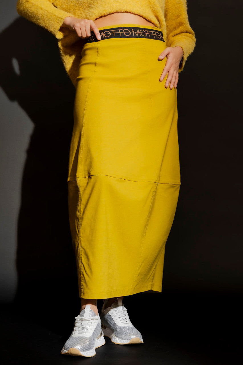 Chartreuse Bengaline Balloon Skirt