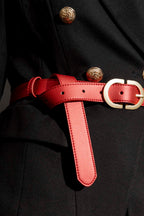 Red Classic Belt Red O/S