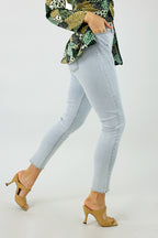 Light Denim Slouch Jeans