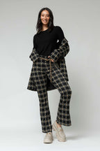 Black Sparkle Crew Top