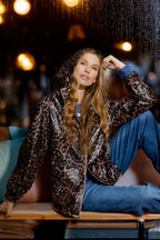 Taupe Animal Raincoat Taupe S