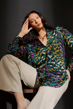 Teal Animal Blogger Shirt Teal Animal