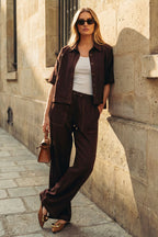 Mahogany Raglan Shirt