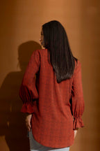 Orange/Black Stripe Femme Blogger Shirt