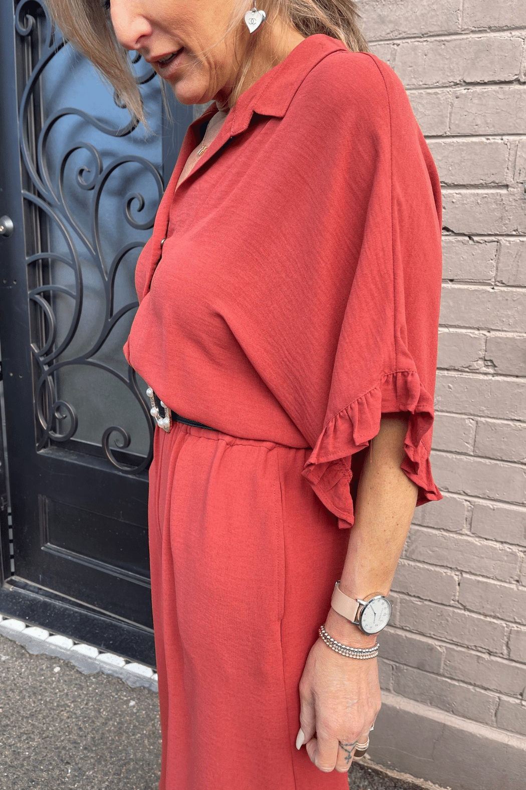 Rust Anna Jumpsuit - SALE