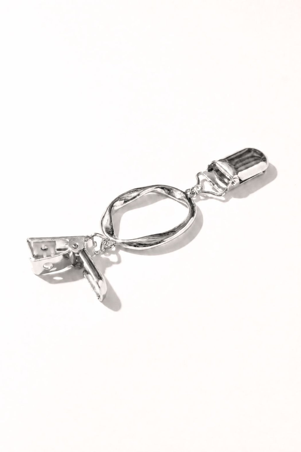 Silver Fashion Adjustment Clip 2 Pack