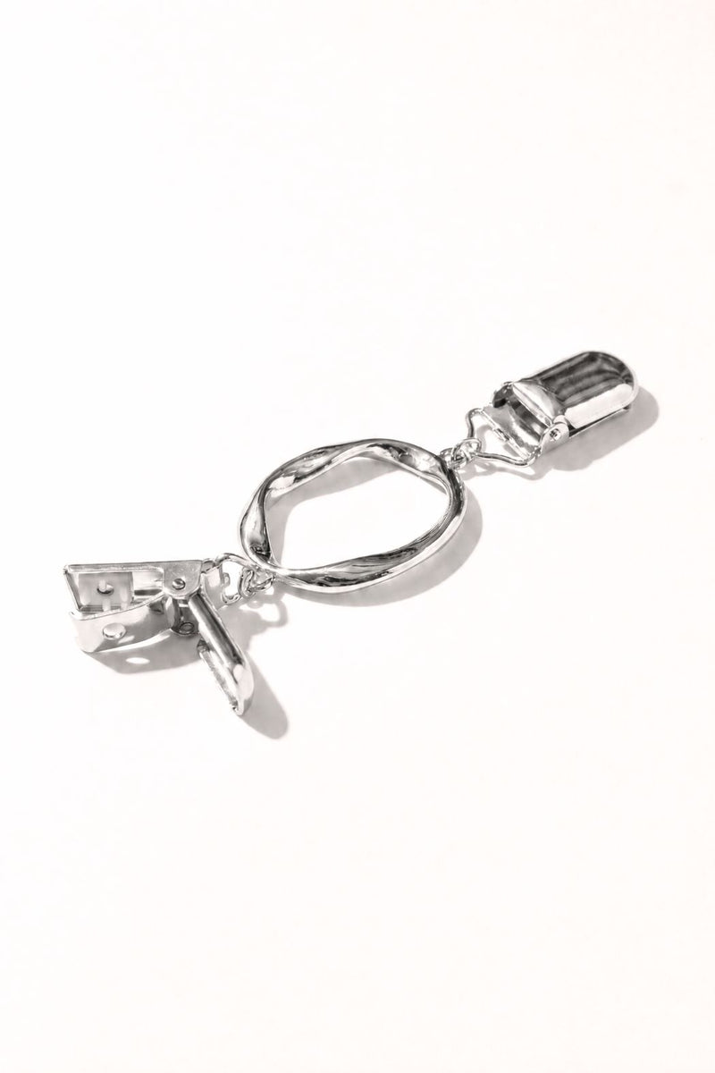 Silver Fashion Adjustment Clip 2 Pack