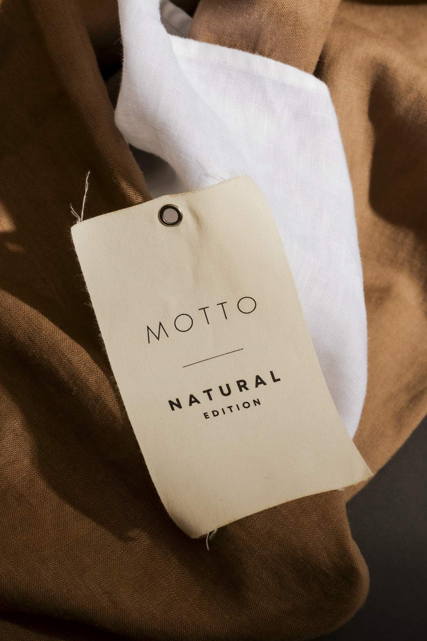 Latte Linen Sarong Tie Pant