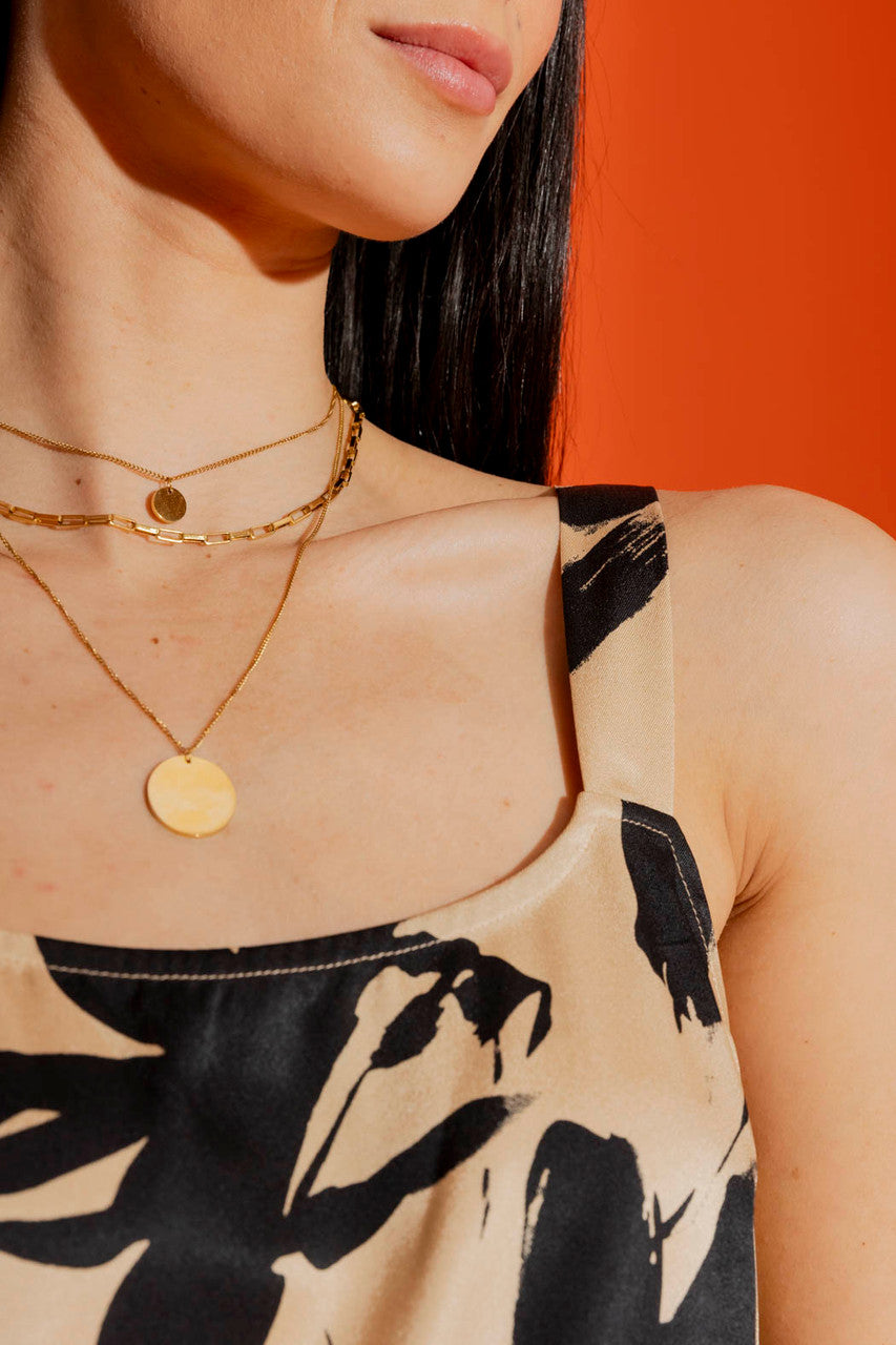 Gold Plated Icon Necklace