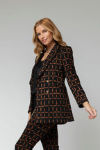 Black Tan Bari Blazer - Sale