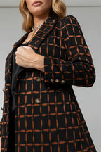 Black Tan Bari Blazer - Sale