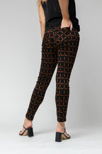 Black Tan Luna Ponte Pant - Sale