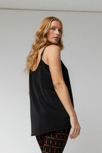 Black Soft Touch Lace Dainty Cami