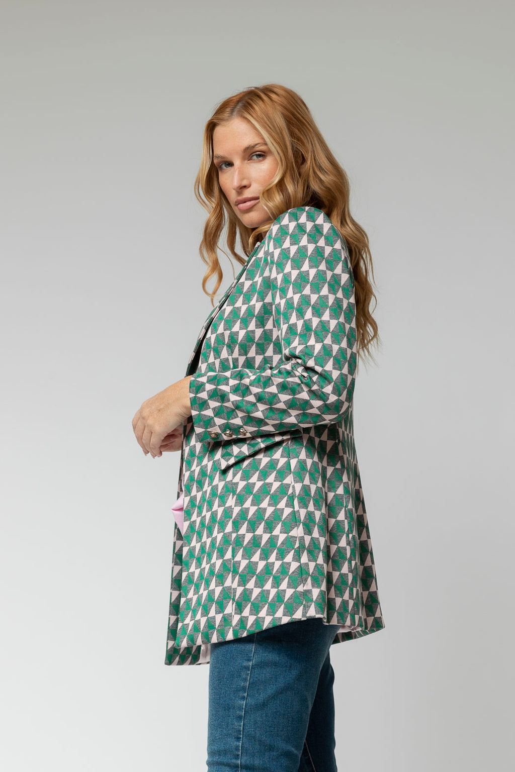 Pink Green Luna Blazer - Sale