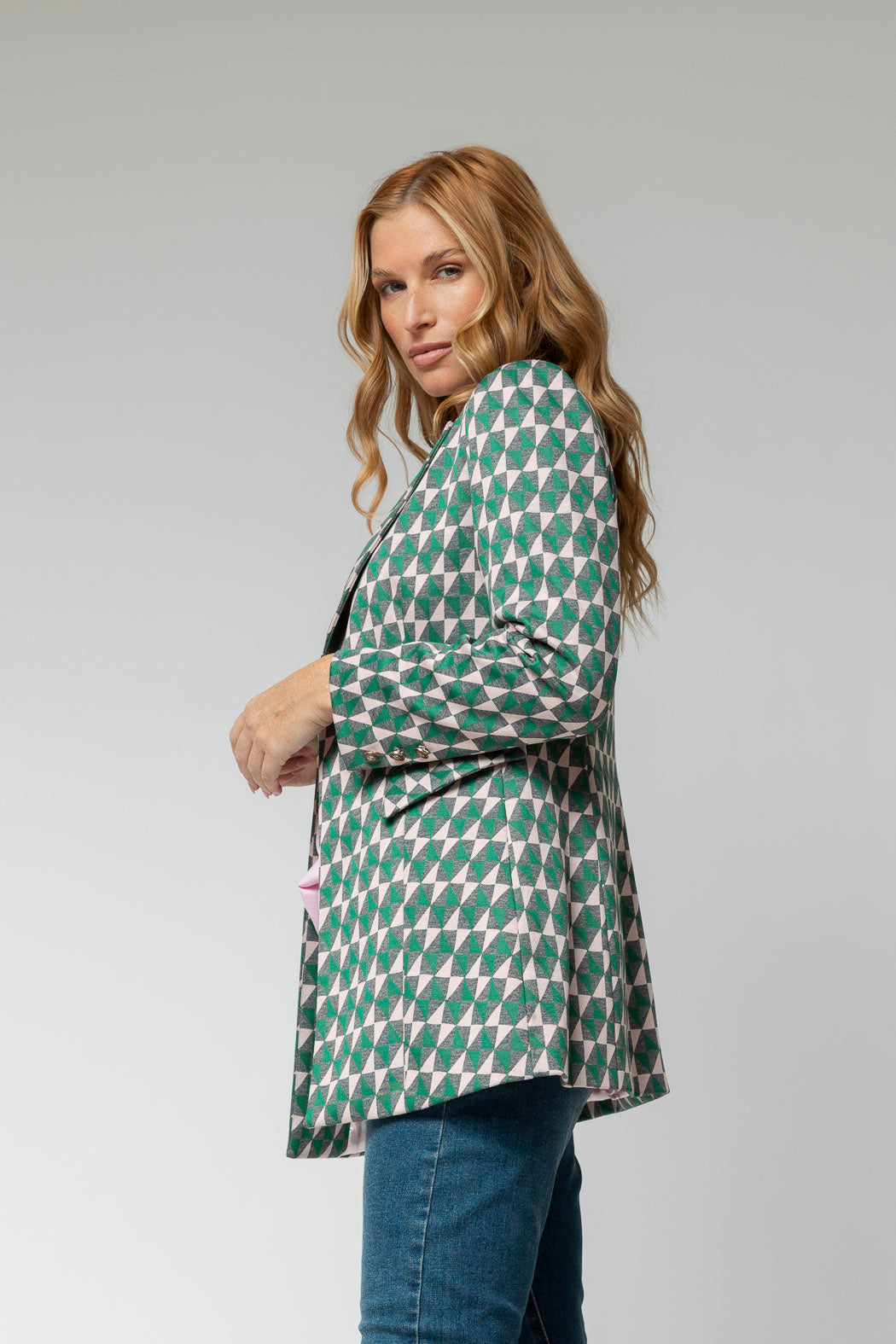 Pink Green Luna Blazer - Sale