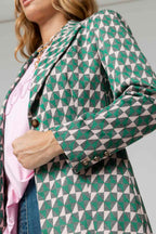 Pink Green Luna Blazer - Sale