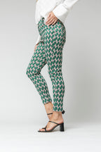 Pink Green Luna Ponte Pant
